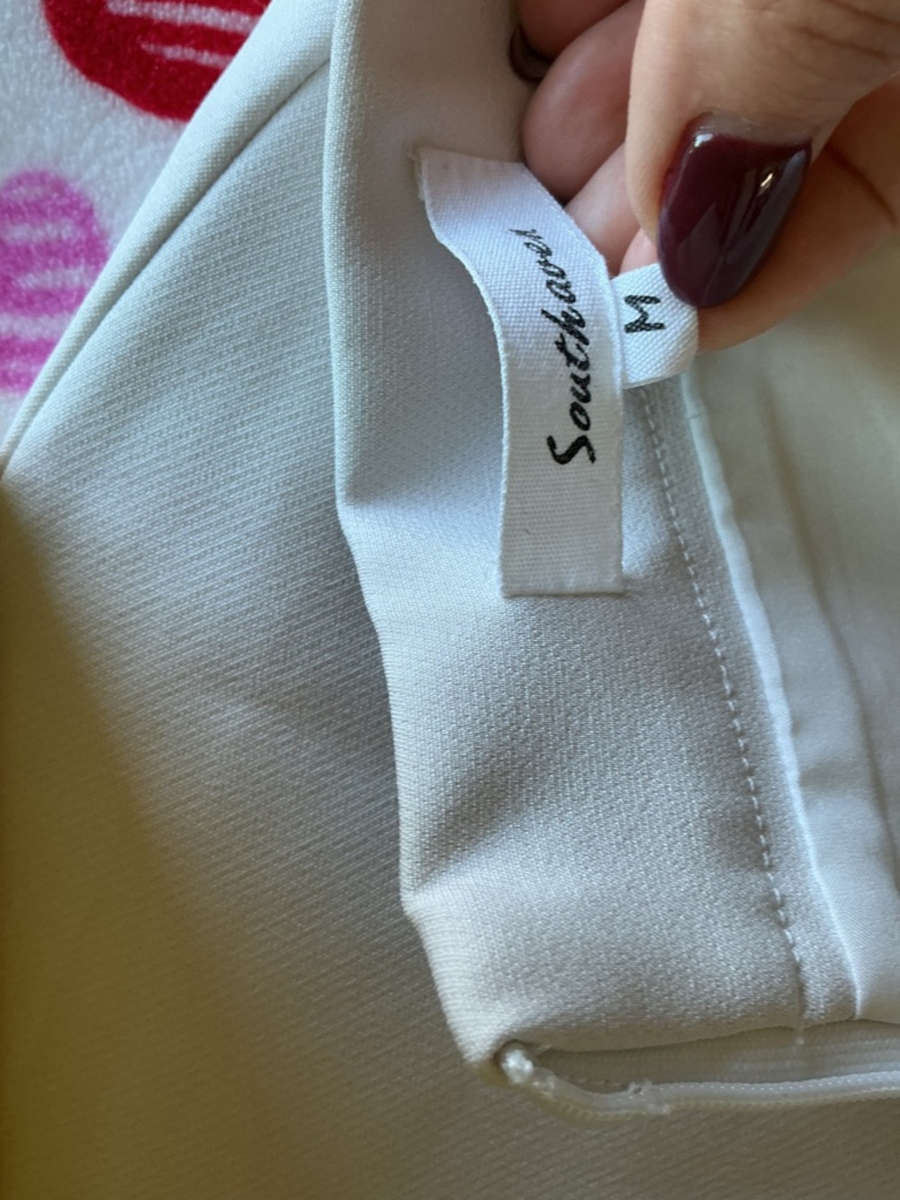 High Waist Women's Shorts in Ivory - Size M